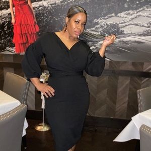 Black Body-con dress-Boohoo